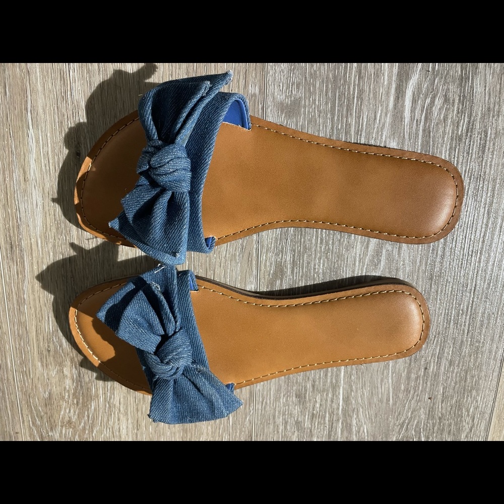 Never worn Time and Tru slides